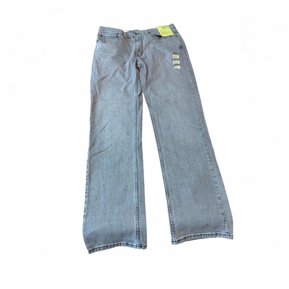 Levi’s 514 Straight Jeans Gray Levi Flex NWT 34x34